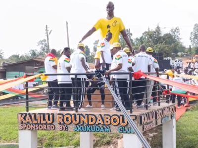 Kalilu Dramani Honoured with Statue